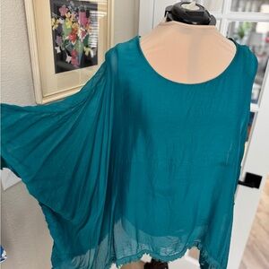 M Made in Italy Silk Blend Blouse